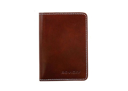 Etui skórzane na dokumenty wizytownik Rovicky