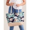 Torba płócienna shopper bag w liście